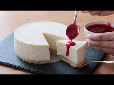 バニラ・レアチーズケーキの作り方 No-Bake Vanilla Cheesecake｜HidaMari Cookingのサムネイル