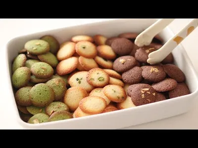 基本のラングドシャの作り方とラッピング Langue de chat バニラ・ココア・抹茶＊卵白のお菓子｜HidaMari Cookingのサムネイル