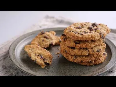 【保存版♡絶品!米粉とオートミールのクッキー】Ultimate Rice Flour &amp; Oatmeal Cookiesのサムネイル
