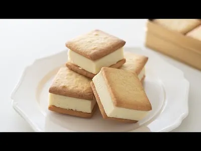 白い生チョコクッキーサンドの作り方 White Chocolate Ganache With Butter Cookie｜HidaMari Cookingのサムネイル