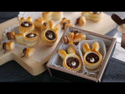 【パイシート1枚で♡ひとくちチョコパイ】バレンタインにも♪ bite-sized chocolate pieのサムネイル