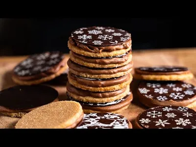 Gianduja Biscuit Chocolat #ASMR #chocolate #valentinesdayのサムネイル