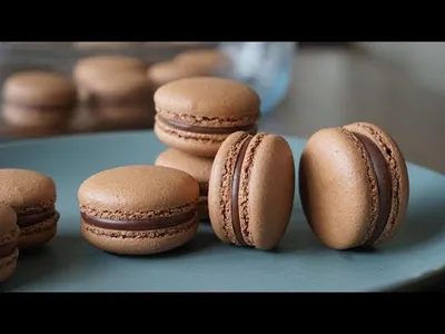 憧れのお菓子✨マカロンショコラの作り方🍫のサムネイル