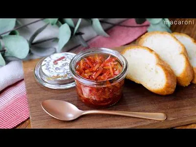 【りんごの皮の甘煮】皮は捨てないで！紅茶やヨーグルトのトッピングにおすすめ！のサムネイル