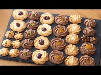 ジャムのせバタークッキーの作り方[卵なし] Jam Butter Cookies＊Eggless｜HidaMari Cookingのサムネイル
