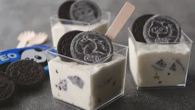 可愛すぎる♡パンダオレオレアチーズケーキ | No-Bake! Panda Oreo Cheesecakeのサムネイル