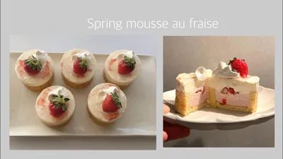 春の苺とホワイトチョコのダブルムース🌸のサムネイル