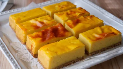 【食べて美味しい手土産】裏ごし無し焼き色も最高なスイートポテト♡角型で焼くとラッピングもしやすいです | Easy and Rich Sweet Potato Cakeのサムネイル