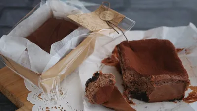 【濃厚♡チョコレートチーズケーキ】バレンタインにも♪ |  Chocolate cheesecakeのサムネイル