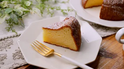 【ホワイトチョコのガトーショコラ】しっとり食感！ホワイトチョコのやさしい甘さ♪のサムネイル