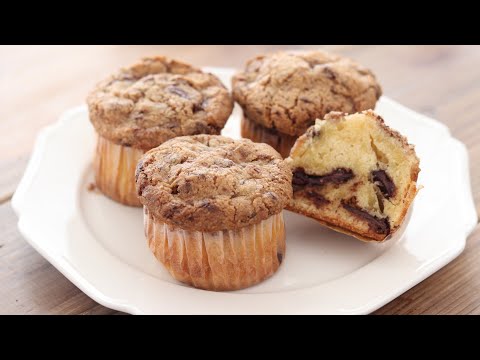 チョコチップクッキーマフィンの作り方 Choco Chip Cookie Muffin|HidaMari Cookingのサムネイル
