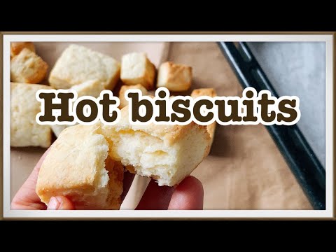 【卵なし・洗い物なし】おやつに朝食に小腹を満たすホットビスケット No eggs Hot biscuitsのサムネイル