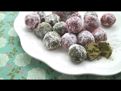 Rice Flour Cookies 苺と抹茶の米粉クッキー さくほろっ♪のサムネイル