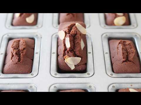 濃厚チョコレート・フィナンシェの作り方:卵白・米粉のお菓子|HidaMari Cookingのサムネイル