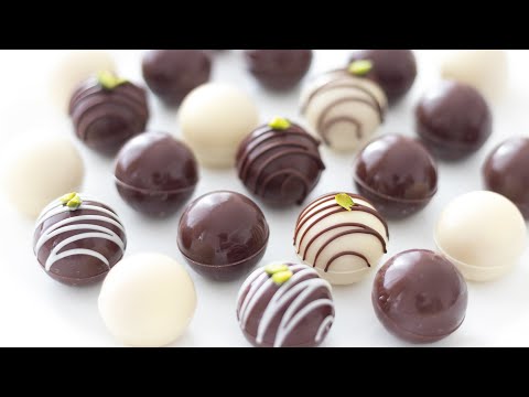 バレンタインに♪ボンボンショコラの作り方&ラッピング Bonbon chocolate|HidaMari Cookingのサムネイル