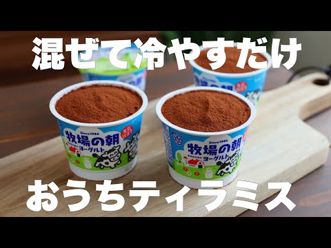 コスパ最高!すぐ出来る!さっぱりティラミスはこれが美味しい!のサムネイル