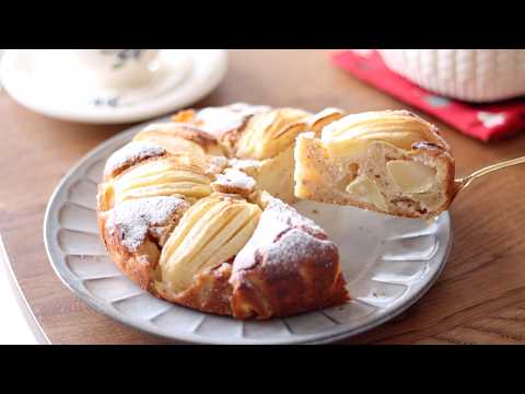 りんごとヨーグルトの焼きっぱなしケーキの作り方:米粉のお菓子|HidaMari Cookingのサムネイル