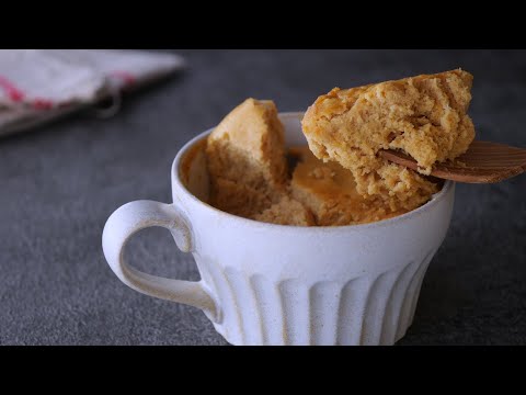 【これ最高すぎた♡豆乳きなこおからシフォン】「レンチン2分半でふかふか」 | Okara and Kinako Mug Cakeのサムネイル