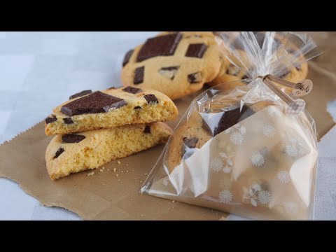 【溶かしバターで作る♡サクサク割りチョコクッキー】「サクサクに感動♪」| Easy Crispy chocolate cookiesのサムネイル