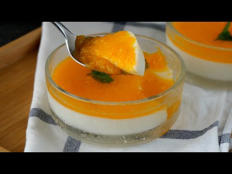 【夏の冷たいデザート】甘みあっさり♡ミルクゼリー  Lightly Sweet Milk Jellyのサムネイル