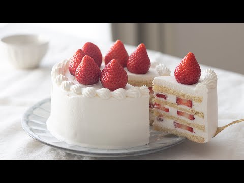 クリスマスの定番!いちごショートケーキの作り方 Christmas Strawberry Short Cake:Chantilly Fraise|HidaMari Cookingのサムネイル