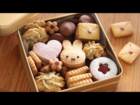 手作りバレンタイン♡クッキー缶の作り方 Valentine's Day Butter Cookie Boxのサムネイル