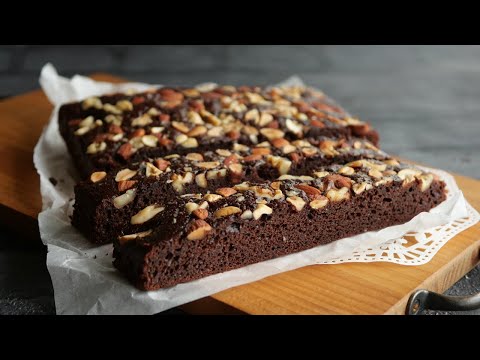 【濃厚でしっとり♡きざみナッツブラウニー】| Rich and moist chopped nut browniesのサムネイル