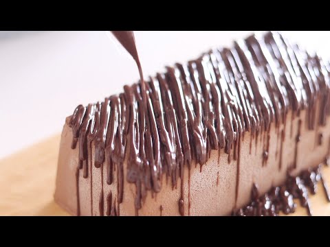 材料5つ!ゼラチンで作る濃厚チョコレート・ムースケーキの作り方 卵なし・オーブンなしのサムネイル