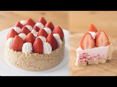 クリスマスに!オーブンなしで作るいちごタルトの作り方 No Oven Strawberry Tart|HidaMari Cookingのサムネイル
