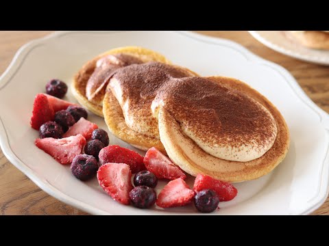 ティラミス風スフレパンケーキ の作り方|HidaMari Cookingのサムネイル