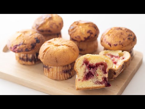 ラズベリー・マフィンの作り方とラッピング Raspberry Muffin|HidaMari Cookingのサムネイル