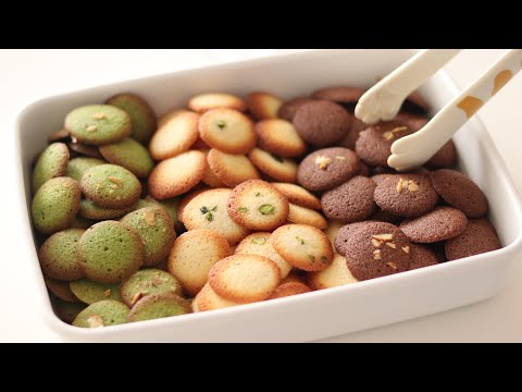 基本のラングドシャの作り方とラッピング Langue de chat バニラ・ココア・抹茶*卵白のお菓子|HidaMari Cookingのサムネイル