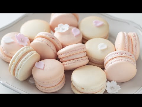 さくらマカロンの作り方 Cherry Blossoms Macarons|HidaMari Cookingのサムネイル