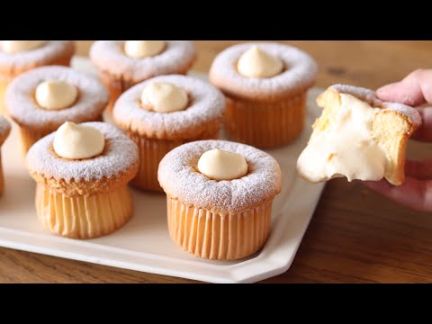 ミニシフォンカップケーキの作り方とラッピングのサムネイル