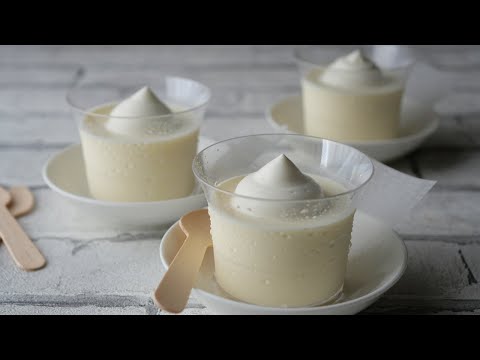 コクがあって旨い♡白いチーズプリン | Ceamy white cheese puddingのサムネイル