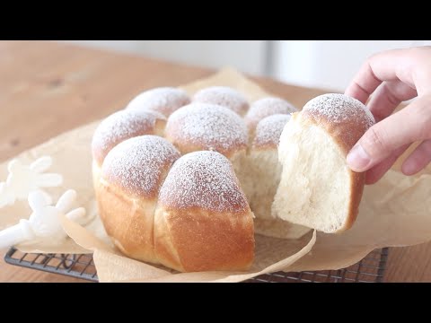 ふわふわミルクパンの作り方 Fluffy Milk Buns:Homemade Milk Bread|HidaMari Cookingのサムネイル