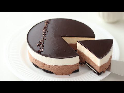 チョコレート・レアチーズケーキの作り方 No-Bake Chocolate Cheesecake|HidaMari Cookingのサムネイル