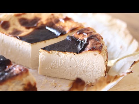 簡単! ほうじ茶・バスクチーズケーキの作り方:グルテンフリーのお菓子/材料5つのサムネイル