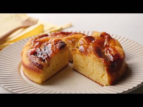 5回も作って全部焦がしたけど、美味しいので載せちゃう♡フライパンで出来るバナナケーキ | Frying Pan Banana Cakeのサムネイル