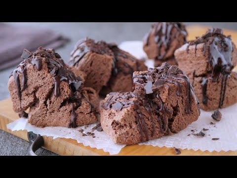 【カカオたっぷり♡ざくうま腹割れスコーン】「きざみチョコがけ」  甘さ控えめ大人のスコーン | Crispy Chopped chocolate  Sconesのサムネイル