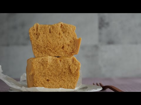 【ふかふかめっちゃうま♡米粉のきなこパン】ぐるぐる混ぜてチンするだけ♪| Rice flour kinako breadのサムネイル