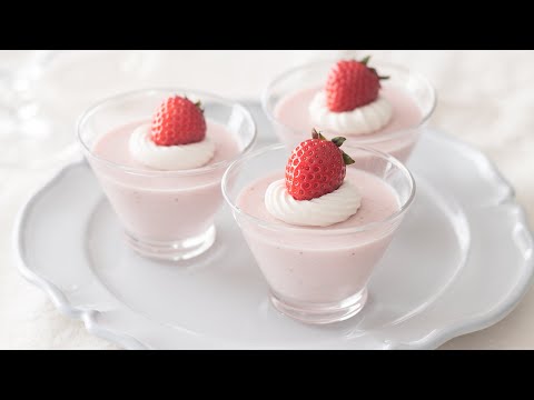 いちごプリンの作り方 Strawberry Pudding|HidaMari Cookingのサムネイル