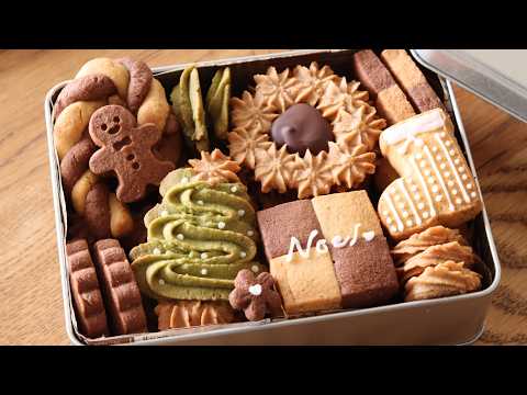 クリスマスプレゼントに♪4種のバタークッキー缶の作り方:米粉のお菓子のサムネイル