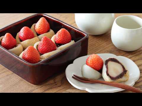 いちご大福の作り方 Strawberry Daifuku|HidaMari Cookingのサムネイル