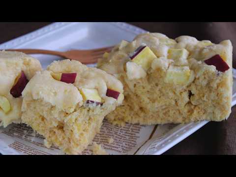 【レンチンだからほんと手軽  ♡スイートポテトケーキ】優しい甘さのふかふかケーキ♪ Microwave Sweet Potato Cakeのサムネイル