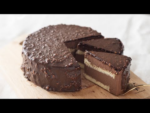 チョコレート&アーモンドのムースケーキの作り方 Chocolate & Almonds Mousse Cake|HidaMari Cookingのサムネイル