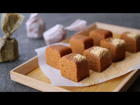 【やわらか濃厚♡生きな粉】「ころんと可愛いきな粉スイーツ」簡単すぎてごめんなさい | Soybean Flour sweetsのサムネイル