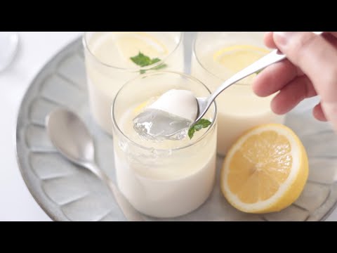 はちみつレモンプリンの作り方 Honey Lemon Pudding*No oven & No egg|HidaMari Cookingのサムネイル