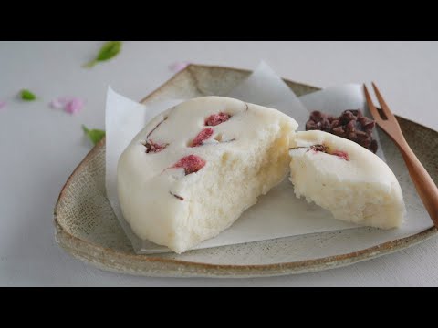 【ラクチンめっちゃうま♡米粉の白パン】ぐるぐる混ぜてチンするだけ♪| Rice flour white breadのサムネイル