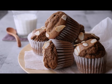 【珈琲薫るむっちりカフェオレマフィン】生クリームで作る絶品マフィン♡生地はボウルでぐるぐる混ぜ! | Cafe au Lait Muffinsのサムネイル